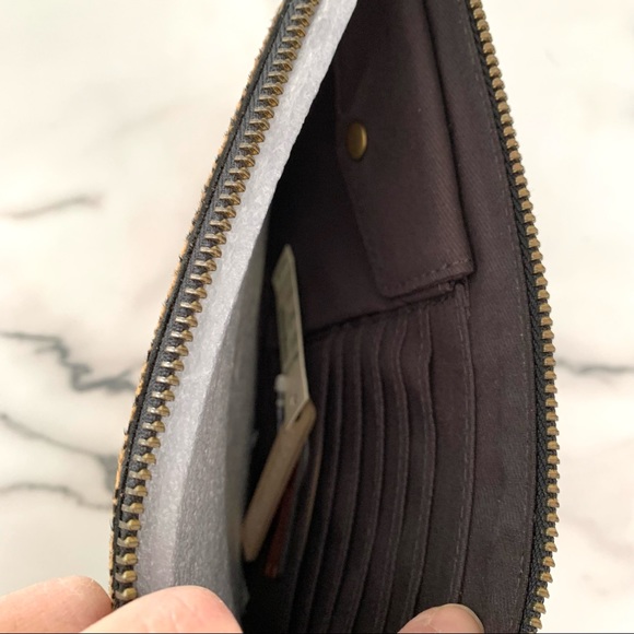 NWT Madewell Leather Pouch Clutch: Dotted Calf Hair Edition - Picture 7 of 7